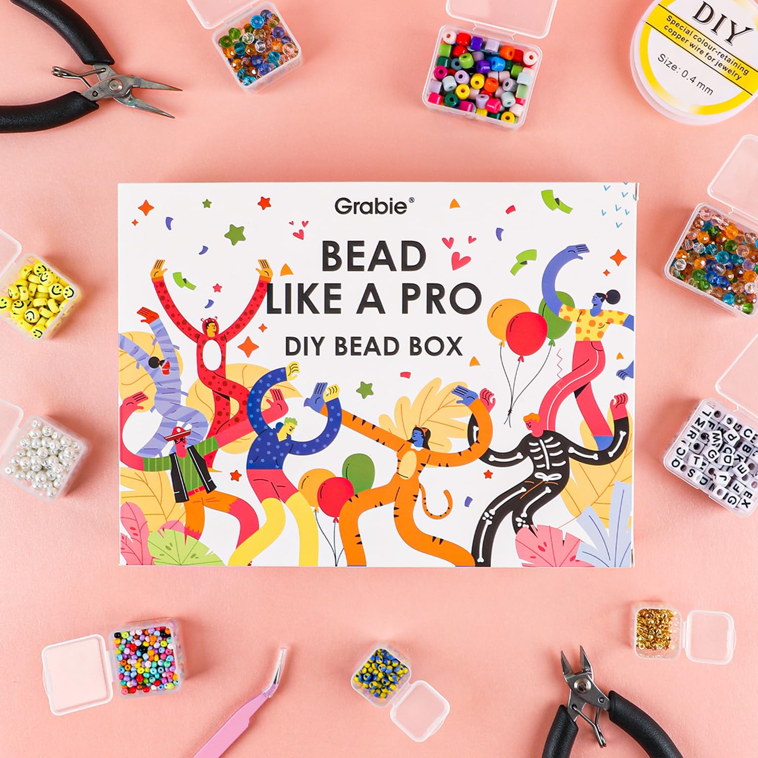 Grabie Bracelet Making Kit, Beads