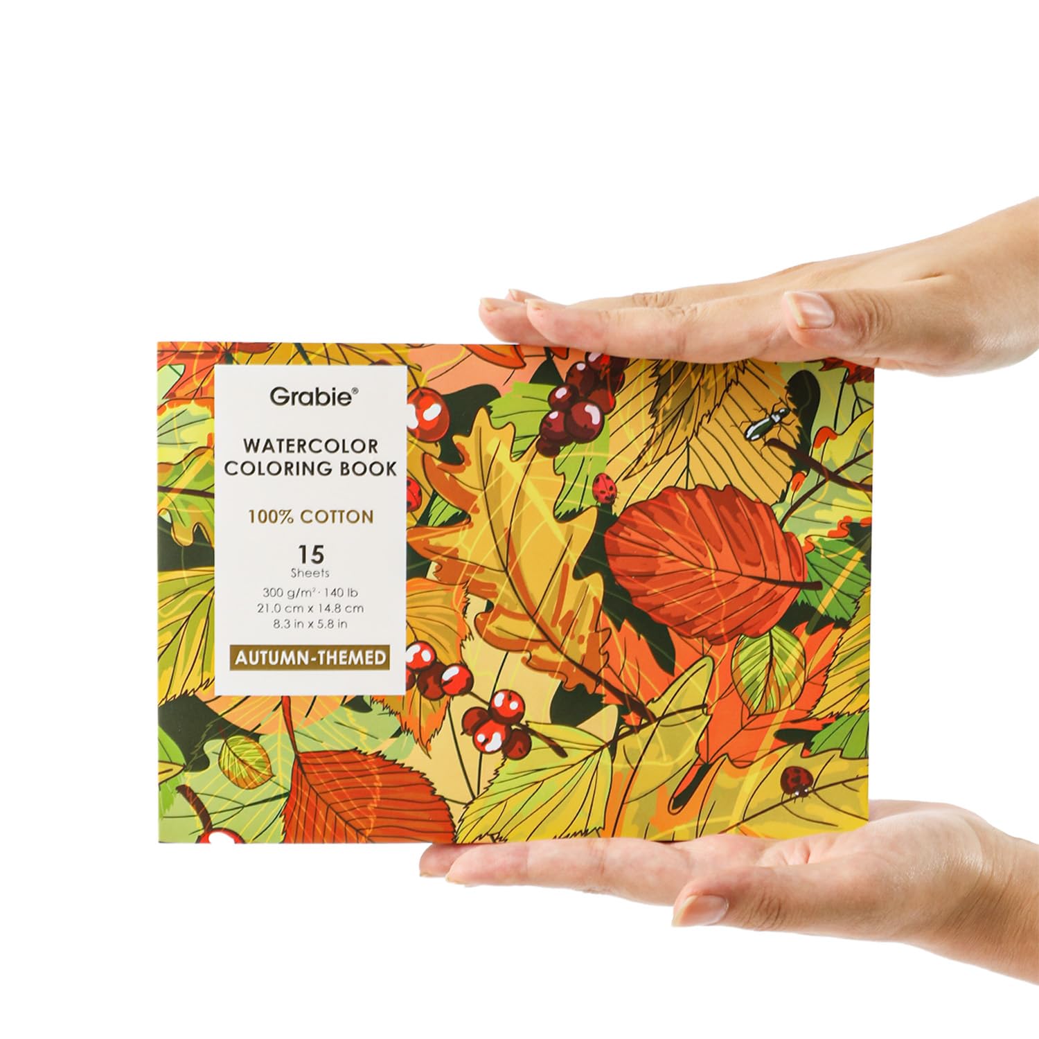 Grabie Watercolor Coloring Book