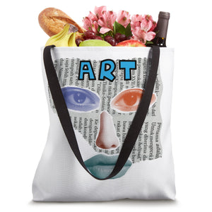 Art Collage Tote Bag