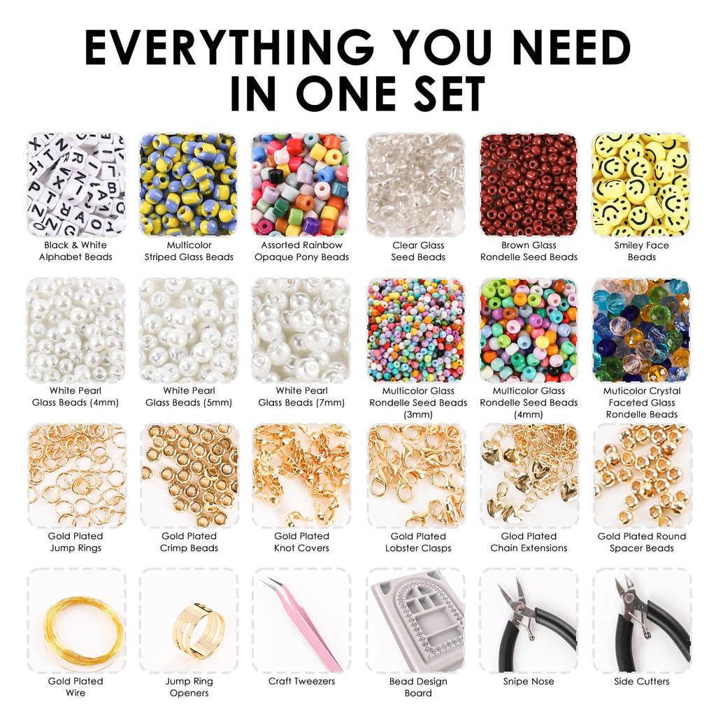 Grabie Bracelet Making Kit, Beads