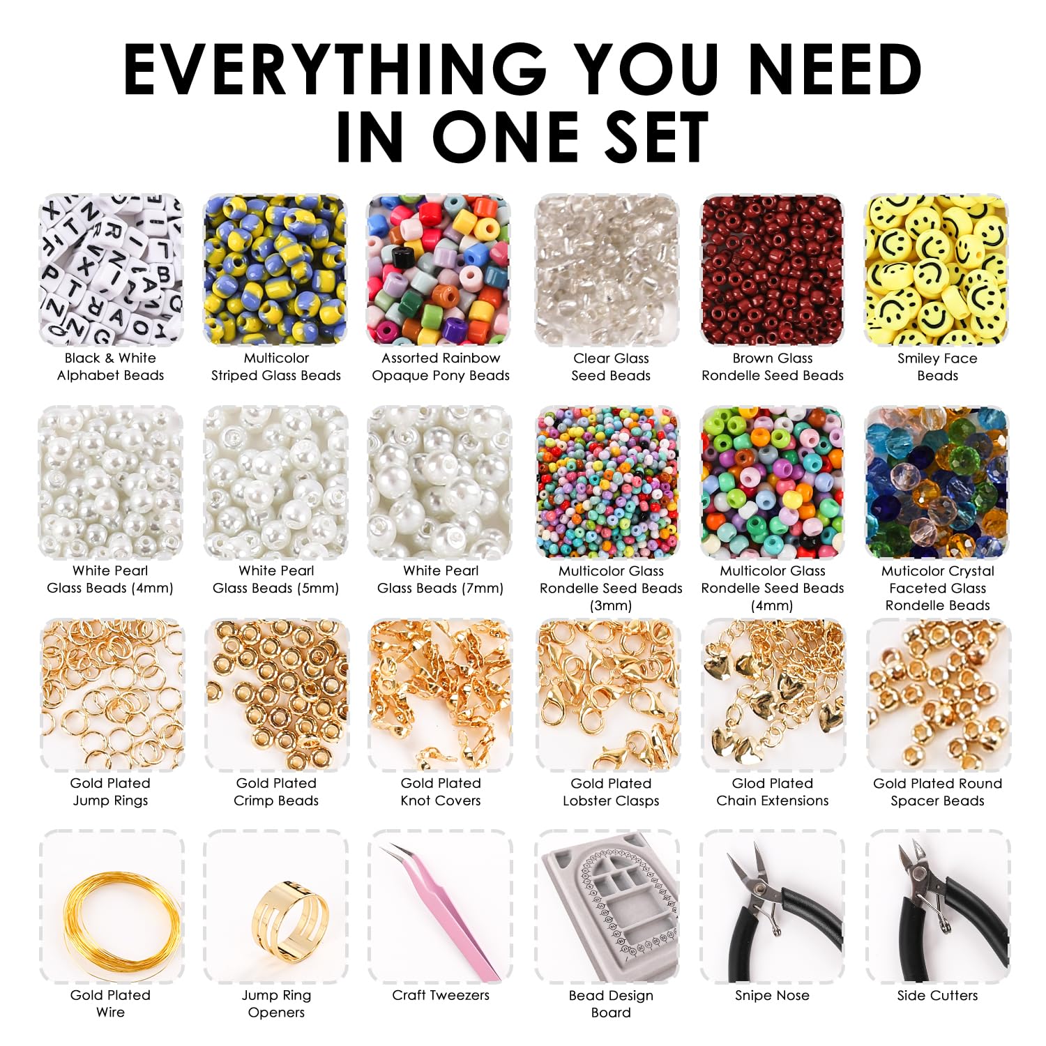 Grabie Bracelet Making Kit, Beads