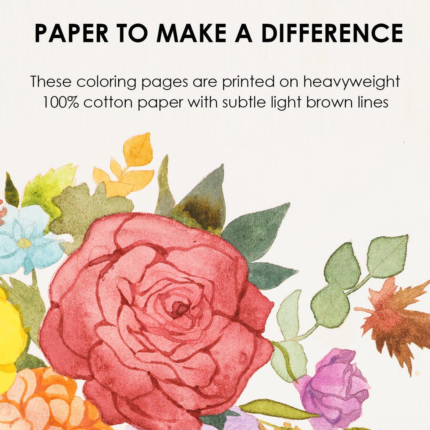 Grabie Watercolor Coloring Book