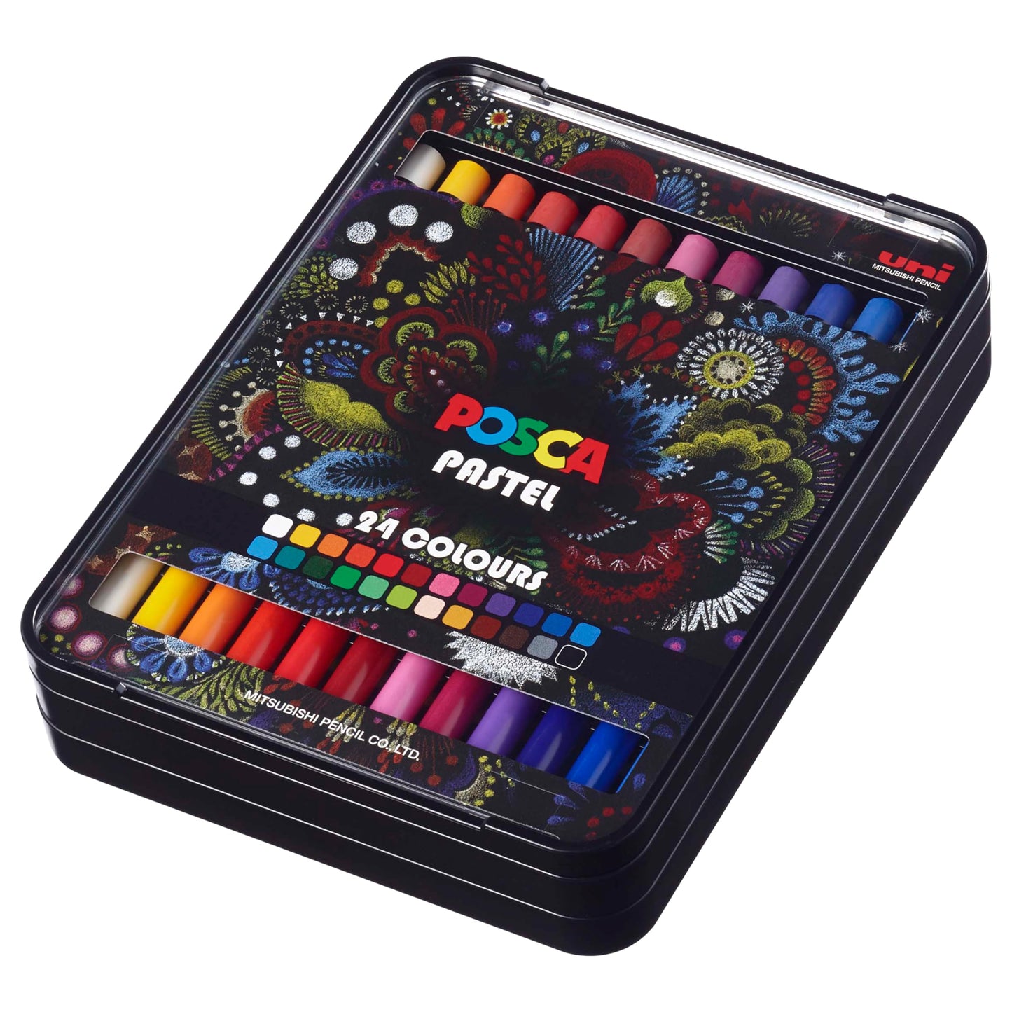 Posca Pastels, Premium Art Set of 24 Wax Pastels