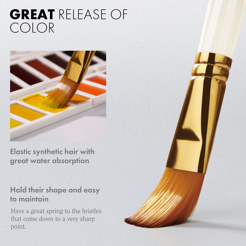 ARTIFY 15 Pieces Paint Brush Set