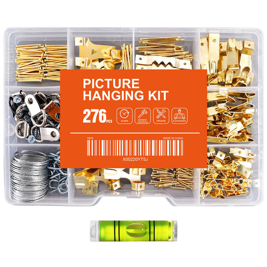 Hongway 276pcs Picture Hanging Kit, Picture Hangers