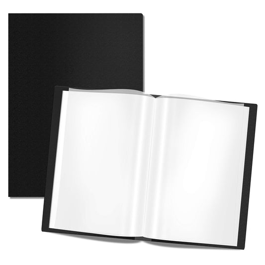 Presentation Book 40 Clear Pockets Sleeves Protectors Art Portfolio