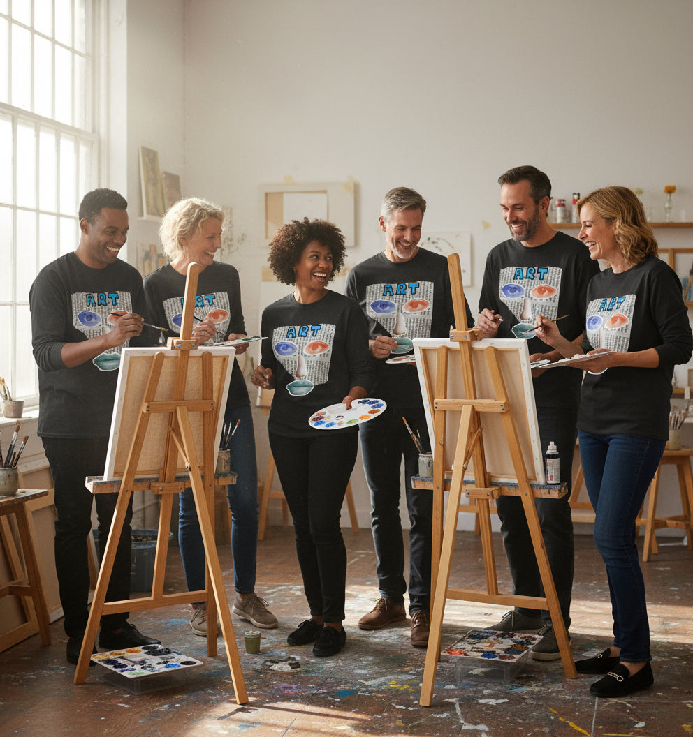 Art Collage Long Sleeve T-Shirt